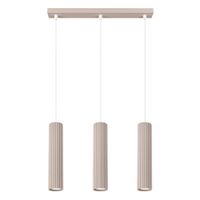 lampara de techo gris pardo aluminio alt 98 cm