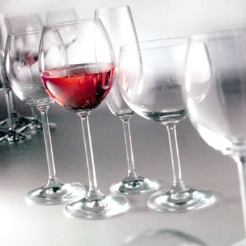 Juego De Copas De Cristal (48 Piezas) Krem, 12 Copas De Agua, 12 Copas De Vino Blanco, 12 Copas De Vino Tinto, 12 Copas De Cava
