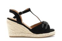 sandalias de cuna con accesorio joya black