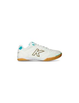 Zapatillas de Fútbol sala Kelme Precision Hombre Blanco Oro/Aqua