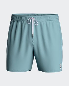 Short de baño liso