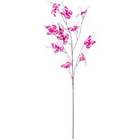 set 6 ramas mariposas fucsia