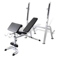banco de entrenamiento multiejercicio vidaxl