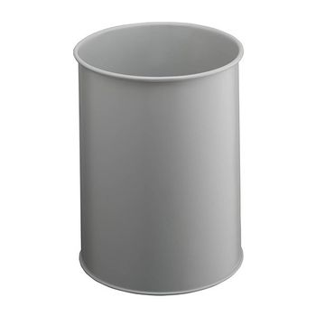 Durable papelera metálica gris