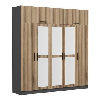 Armario Kale-5303 Dore 225x255x52 Cm