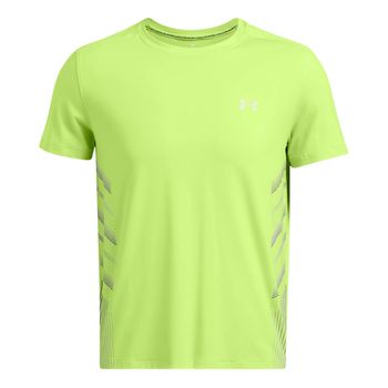 Under Armour Launch Elite Graphic Camiseta De Running Hombres-Verde,Gris