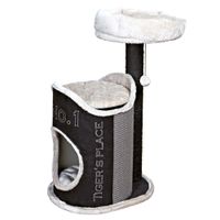 trixie susana cat tree - black  grey