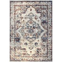 alfombra vintage oriental - 290x200 cm - hakimy multicolores