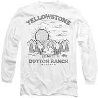 yellowstone camiseta manga larga dutton ranch para mujer