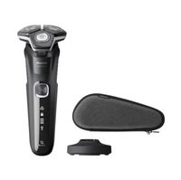 afeitadora electrica philips s589835 uso en humedo cabezal flexible 360 cuchillas steel precion
