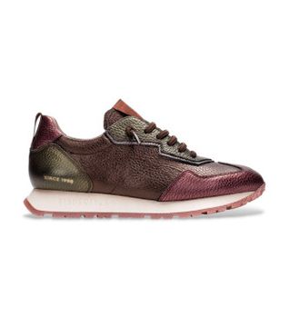 Hispanitas para mujer. CHI254312 Zapatillas de Piel Kansas Bolmet multicolor (36), Plano, 1 a 3cm, Cordones, Casual
