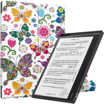 Funda protectora de cuero PU para KOBO Elipsa 2E 2023, 10,3 pulgadas, función de suspensión/activación automática, ángulo de inclinación, a prueba de caídas