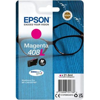Epson 408L (T09K34010) Magenta Original DURABrite Ultra High Capacity Ink Cartridge (Glasses)