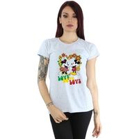 disney camiseta hippie love para mujer