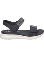 sandalias planas para mujer amarpies abz26586 azul marino 39