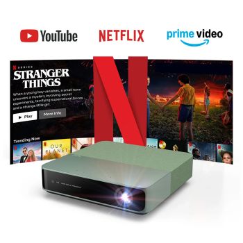 [Versión UE] Proyector láser FENGMI WEMAX S5 ALPD 1080P HD 500 lúmenes ISO Certificado Netflix Smart WiFi Bluetooth Teat