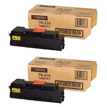 Original Multipack Kyocera FS-4000D Printer Toner Cartridges (2 Pack) -1T02F80EUC