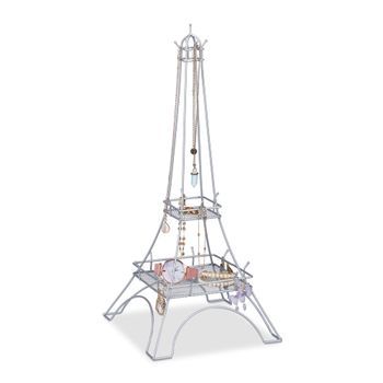 Puesto De Joyería Torre Eiffel - Silver - 22x50x22cm