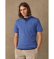 hackett london para hombre hm5600241 polo logo azul l casual algodon manga corta