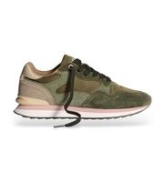 hoff para mujer 22502009 zapatillas city los angeles verde 36 piel plano cordones casual