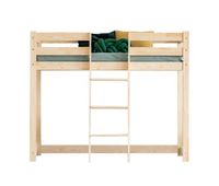 cama de media altura 90x200 con somier georges madera