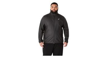 Chaqueta cortaviento asics core run negra hombre
