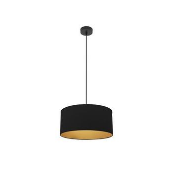 Colgante Anuska 1xe27 Negro/negro-oro Regx40x40 Cm