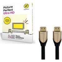 knowhow picture perfect plus  1 m hdmi cable with ethernet bundle gold