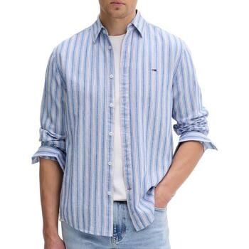 Tommy Hilfiger Camisa manga larga Tjm Reg Linen para hombre