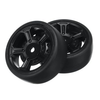 2PCS Piezas de Coche RC Ruedas Neumáticos Delanteros Traseros Universales M22011 para Eachine EC35 Modelos de Vehículos