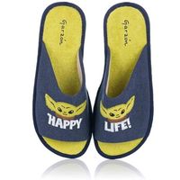 garzon pantuflas zapatilla de casa especial parquet - happy life para hombre