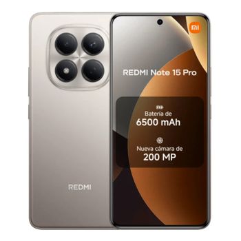 Móvil Xiaomi Redmi Note 15 Pro 4G Libre 8GB+256GB / 12GB+512GB, MediaTek Helio G200 Ultra, Cámara principal 200 MP, batería 6500mAh, 6.77