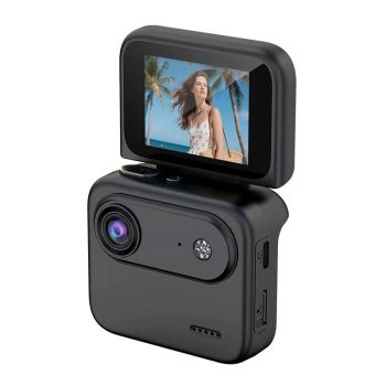 Cámara deportiva mini Y360 grabación ultra clara 4K VLOG grabadora con pantalla abatible anti sacudidas lente gran angul