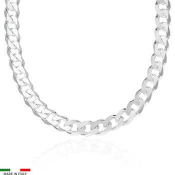 Cadena barbada de plata 925 9,5mm