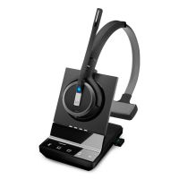 auriculares epos impact sdw 5036 inalambricos dect con cancelacion de ruido microfono y alcance 180 m negro