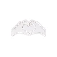 iluminacion led decorativa de plastico sweetheart blanco