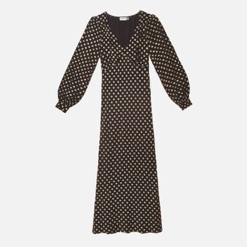 RIXO Mavis Crepe De Chine Halterneck Dress - 8