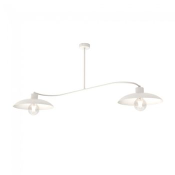 Plafón de techo ribas blanco (2 luces)