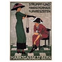legendarte - cartel publicitario vintage marktgasse 37 bern - cuadro lienzo impresion digital cm 50x70