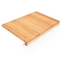 tabla de cortar de bambu con ranura para jugos natural