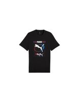 camiseta puma graphic execution hombre negro