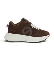 no name para mujer nnvesc0 zapatillas de piel carter jogger cocoon marron 38 plano 1 a 3cm serraje cordones casual