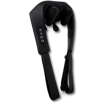 Masajeador Shiatsu Cuello Hombros Calor - Bodylife Relaxshiatsu Pro Negro