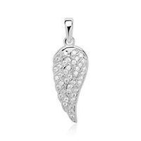 colgante alas de plata 925 con circonitas