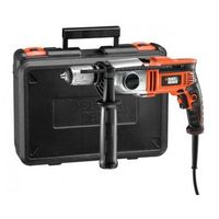 taladro percutor 1100w con maletin blackdecker