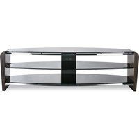 alphason francium 1400 tv stand - walnut