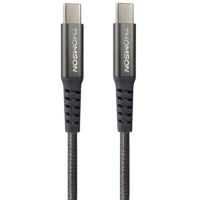 cable thomson usb-c a usb-c 100w 15 m nylon trenzado gris