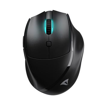 Ratón Sharkoon OfficePal M25W 4000 DPI Wireless RF+USB-C RGB 6 botones Negro