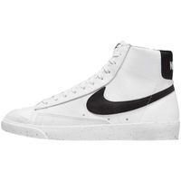 nike zapatillas altas blazer mid 77 next nature white black para hombre