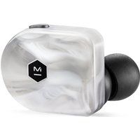 master dynamic w07 wireless bluetooth earphones - white marble white